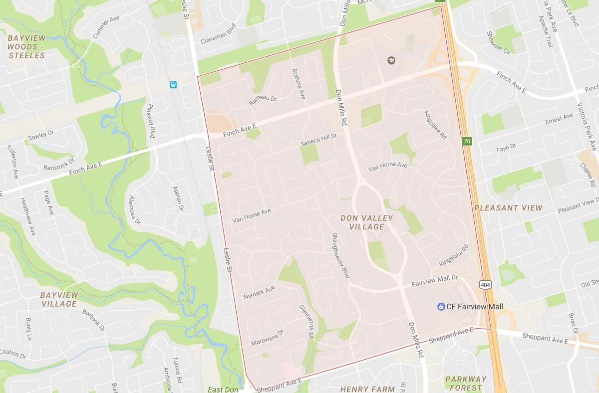 Térkép A Mogyoró környéken Toronto