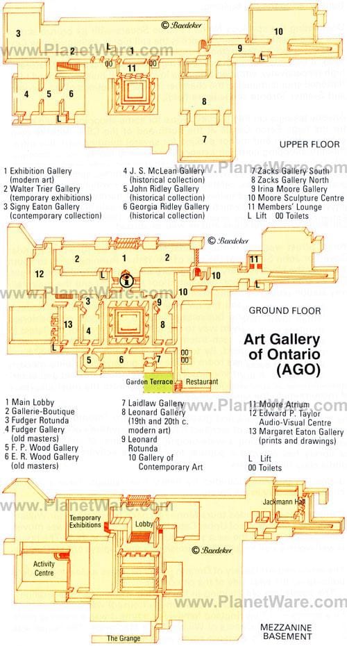 Térkép Art Gallery of Ontario