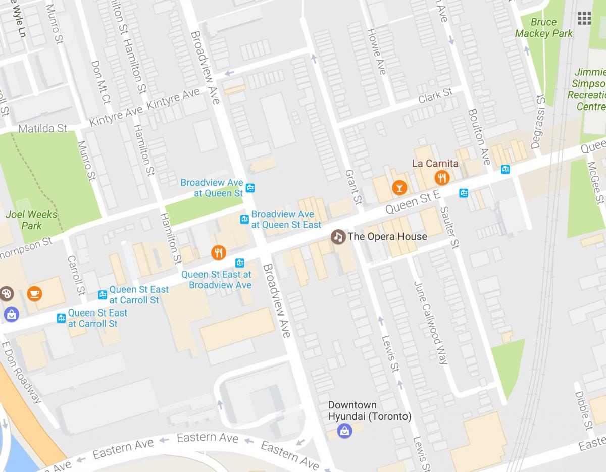 Térkép Az Opera Ház, Toronto
