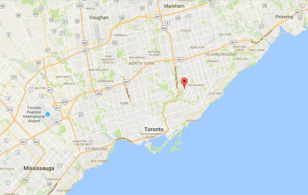Térkép Bermondsey kerületi Toronto