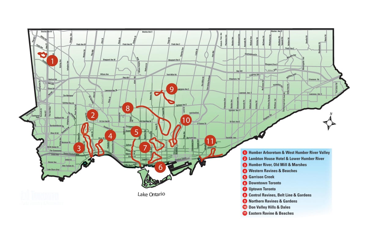 Térkép felfedezés járni, Toronto