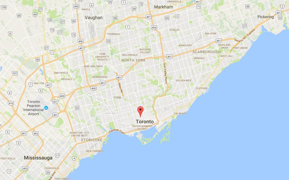 Térkép Felfedezés Kerületben Toronto
