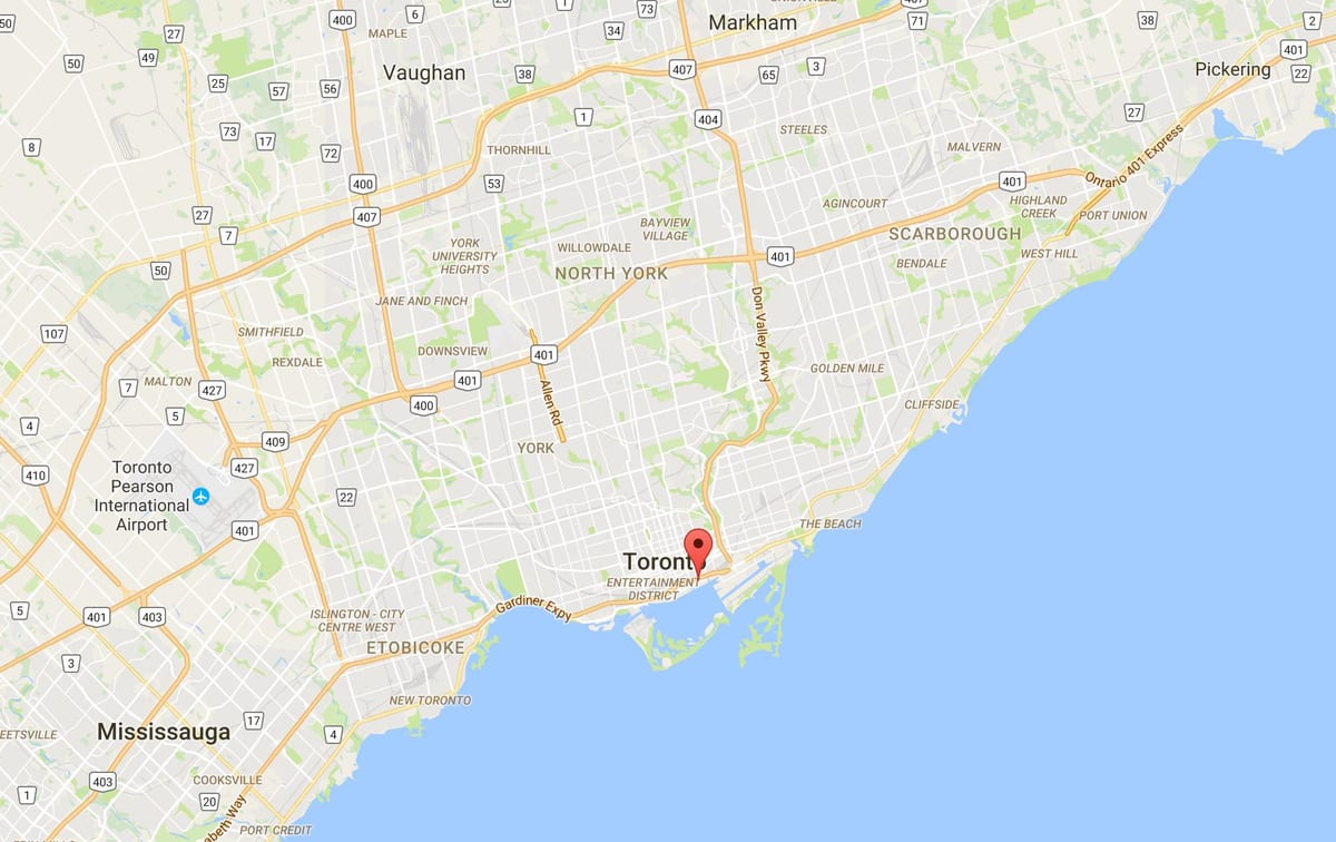 Térkép East Naples kerületi Toronto