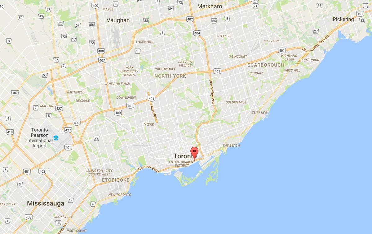 Térkép East Naples kerületi Toronto