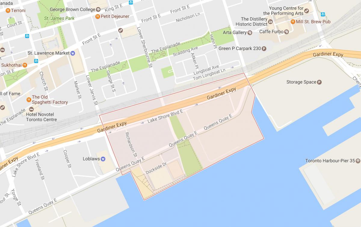 Térkép East Naples környéken Toronto