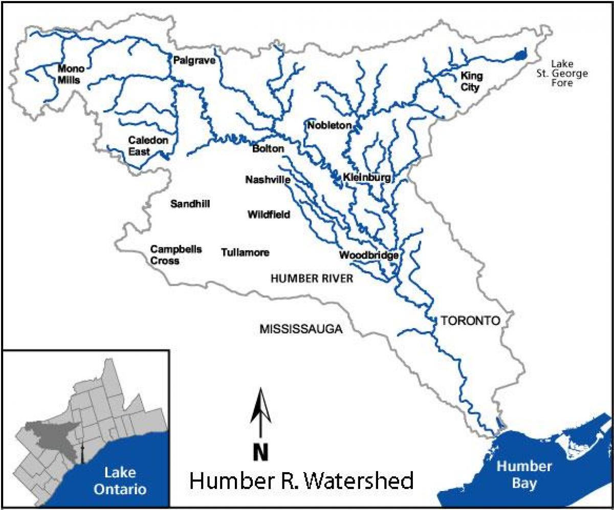 Térkép Humber folyó