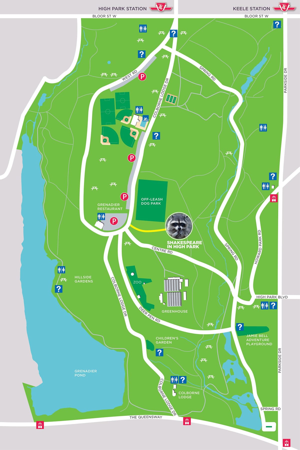 Térkép Magas Park Toronto