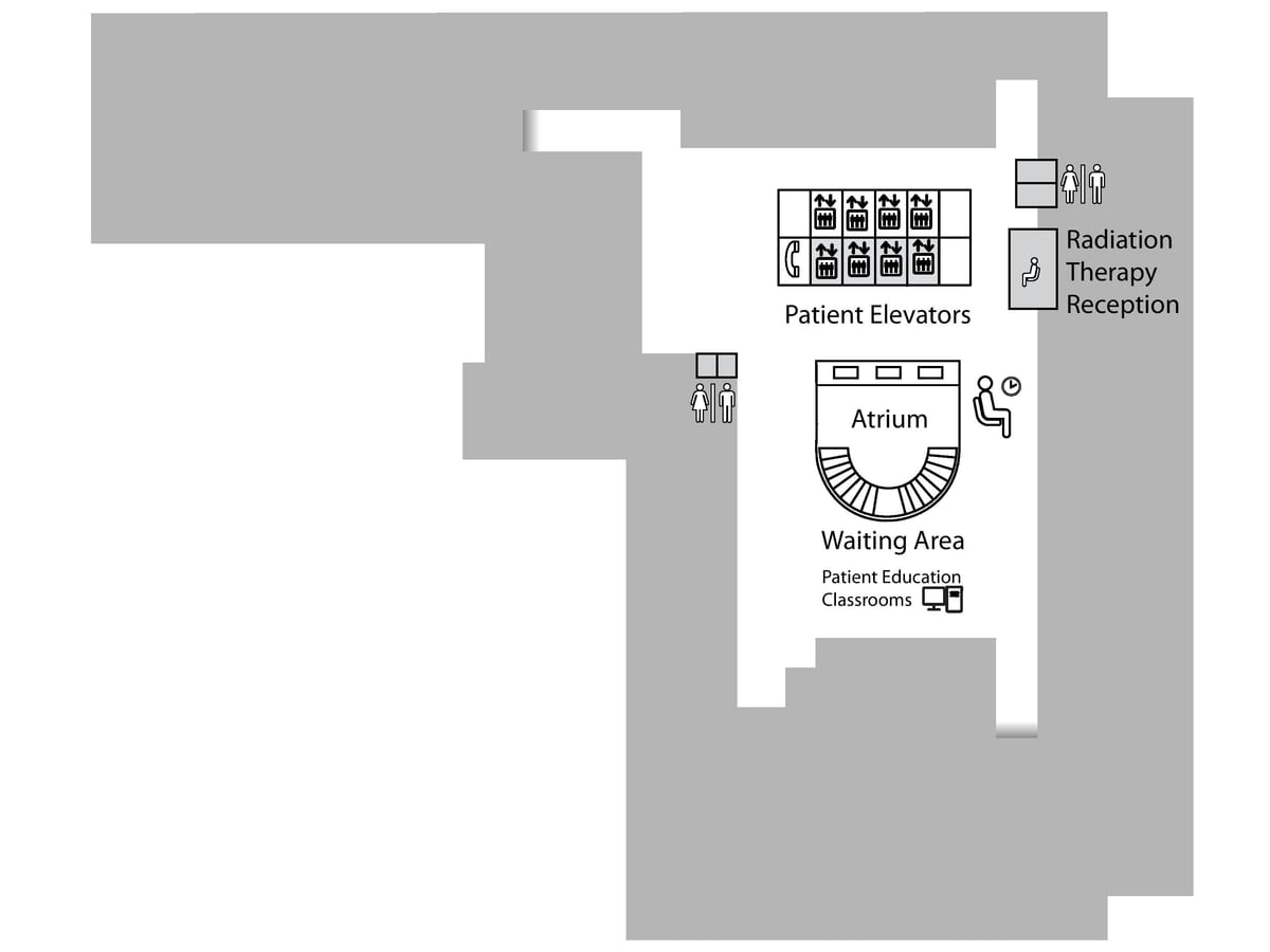 Térkép Margaret Hercegnő Cancer Centre Toronto 1. emelet Alatt, (B1)
