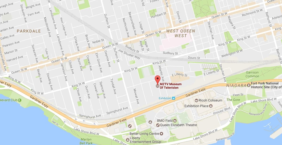 Térkép MZTV múzeum televízió Toronto