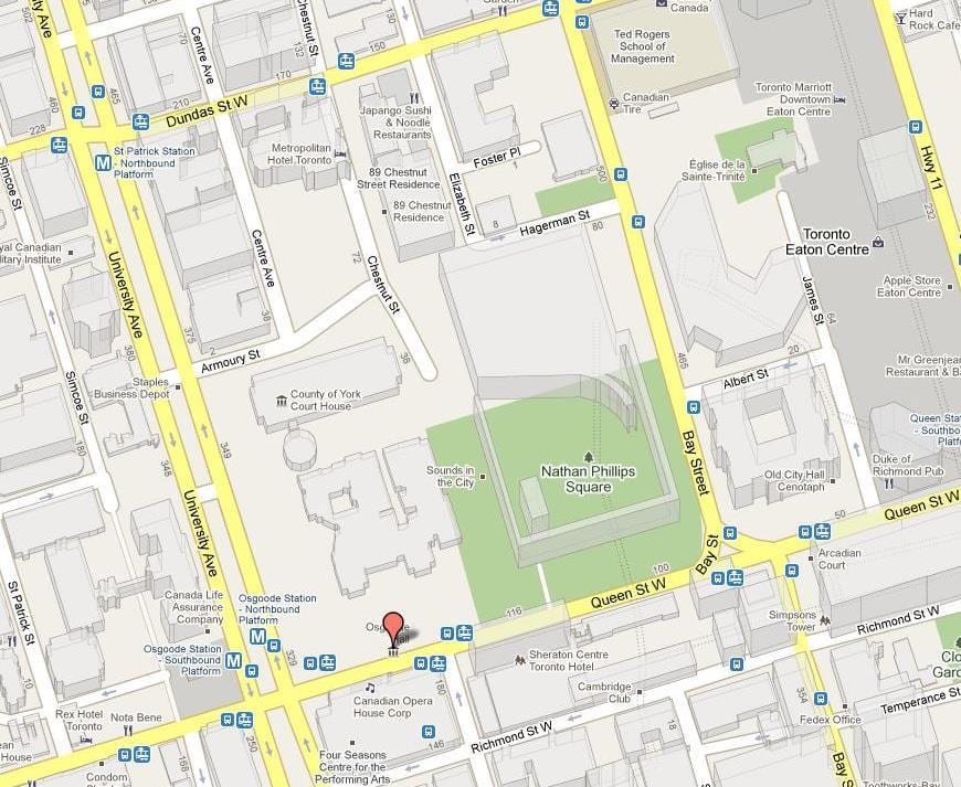 Térkép Nathan Phillips Tér