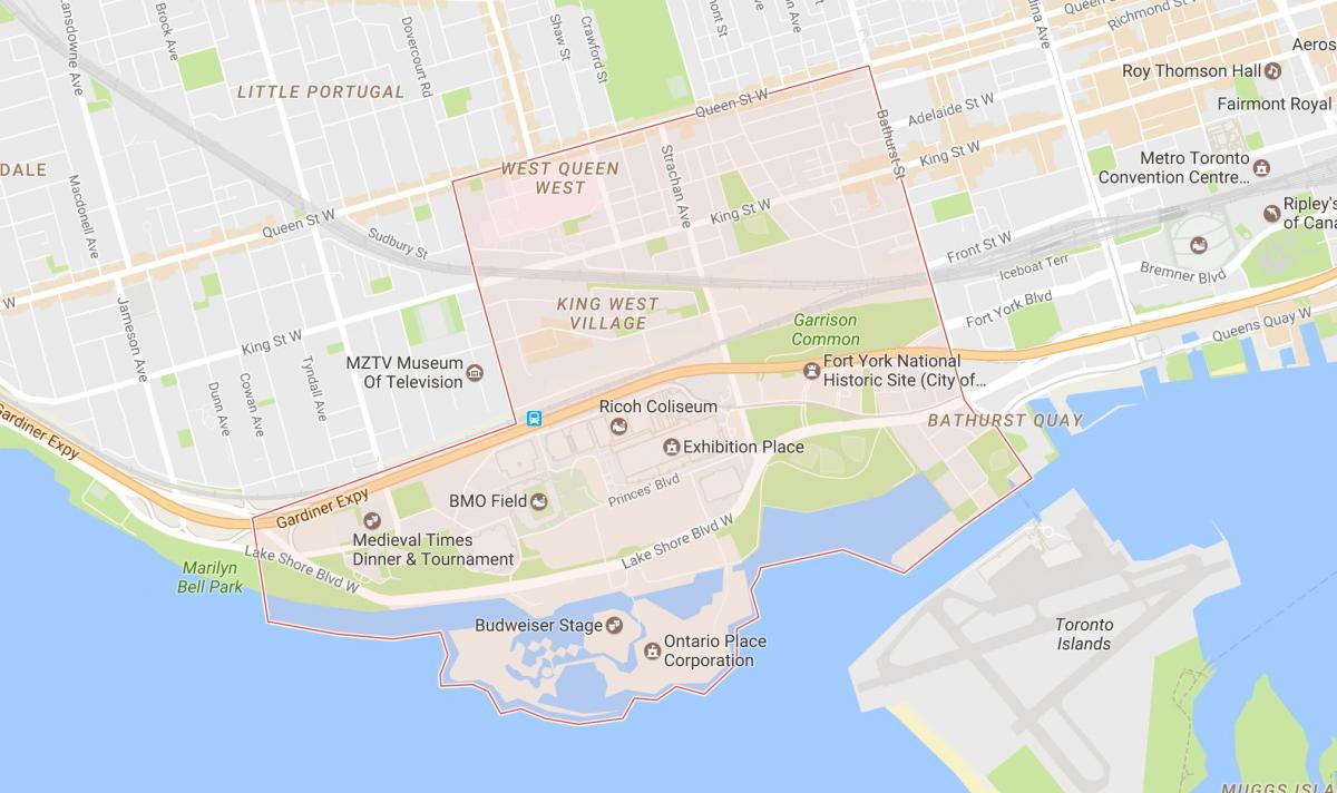 Térkép Niagara környéken Toronto