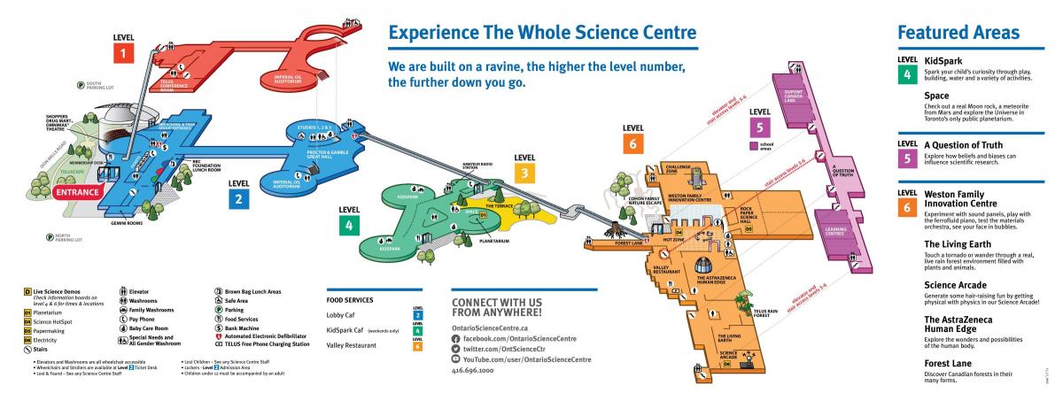 Térkép Ontariói tudományos központ