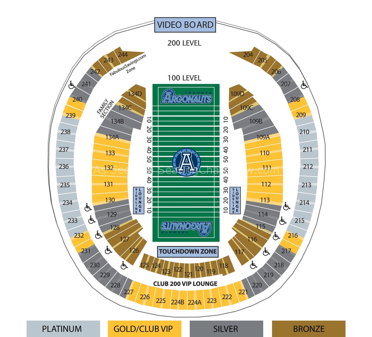 Térkép Rogers centre foci