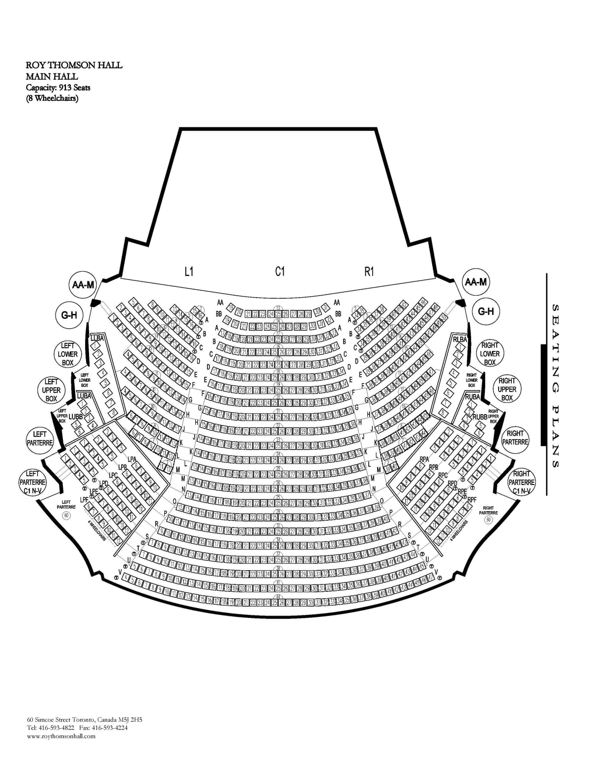 Térkép Roy Thomson Hall