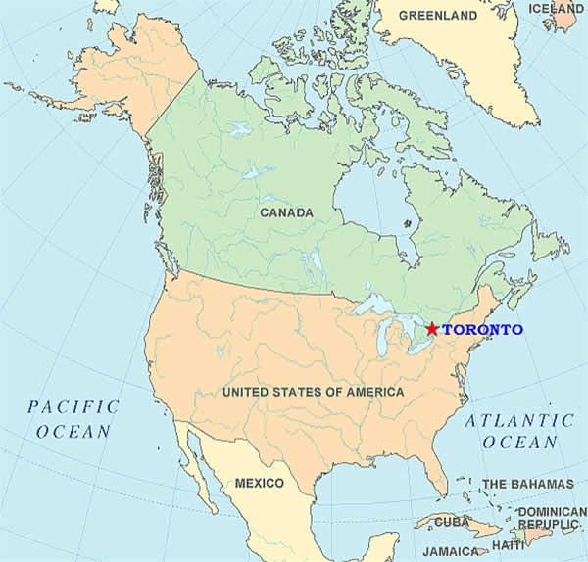 Térkép Toronto egyesült államok