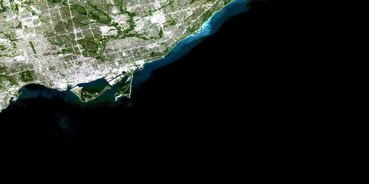 Térkép műholdas Toronto
