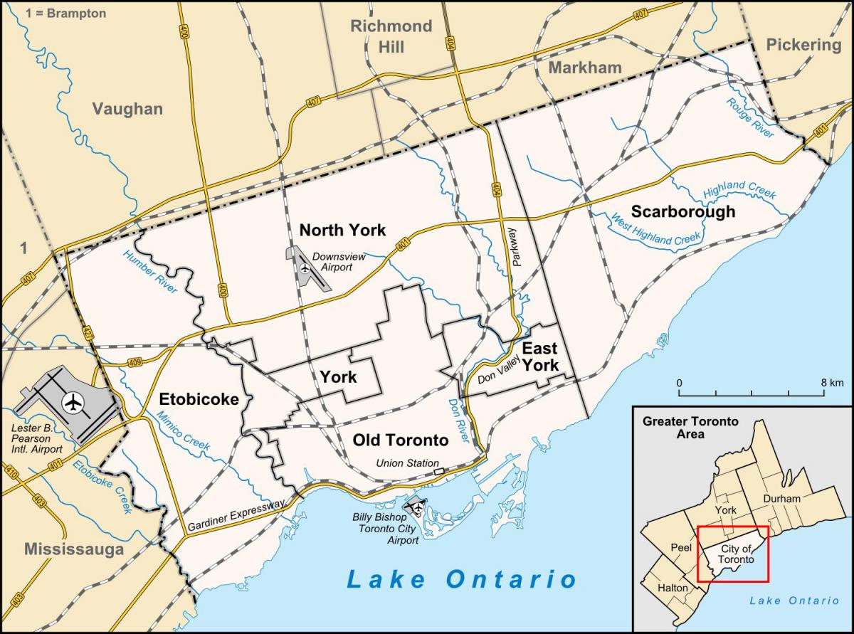 Térkép Toronto