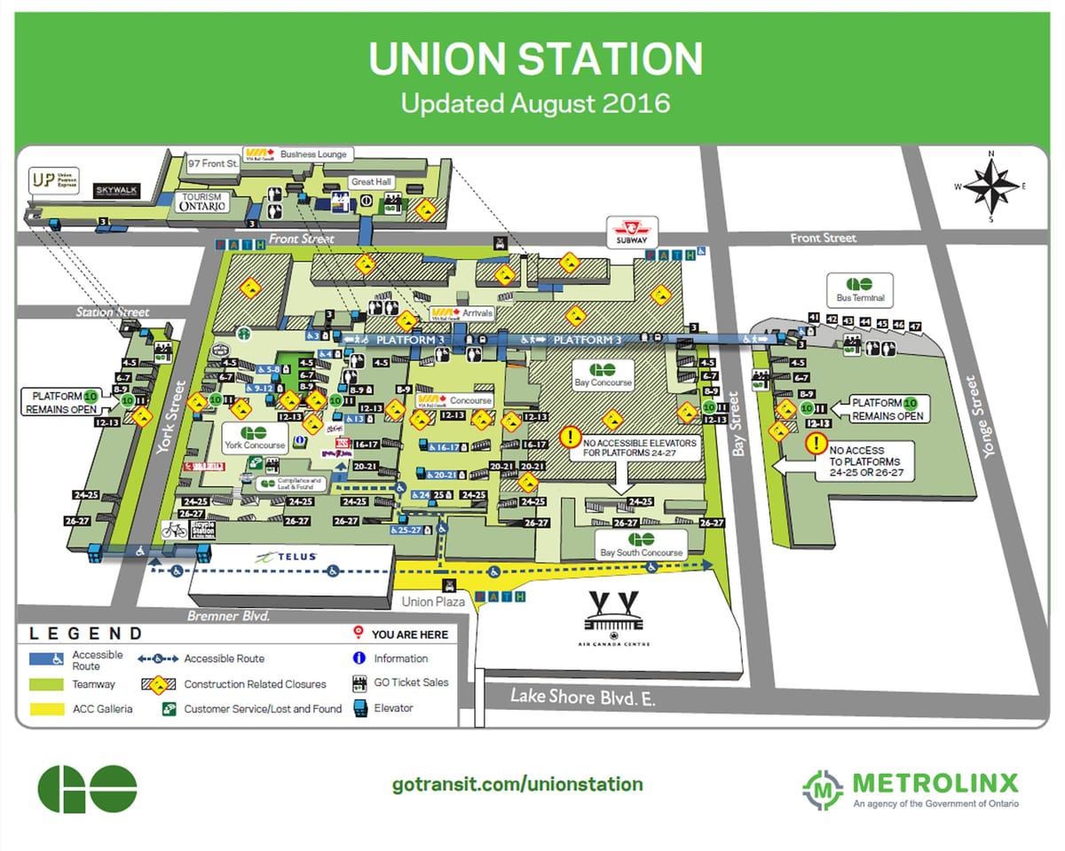 Térkép Toronto Unió