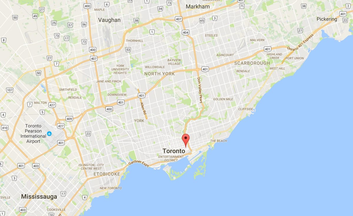 Térkép Trefann kerületi Bíróság Toronto