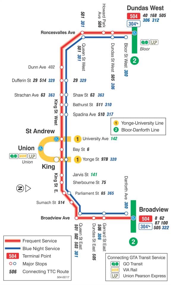 Térkép villamos vonal 504 Király