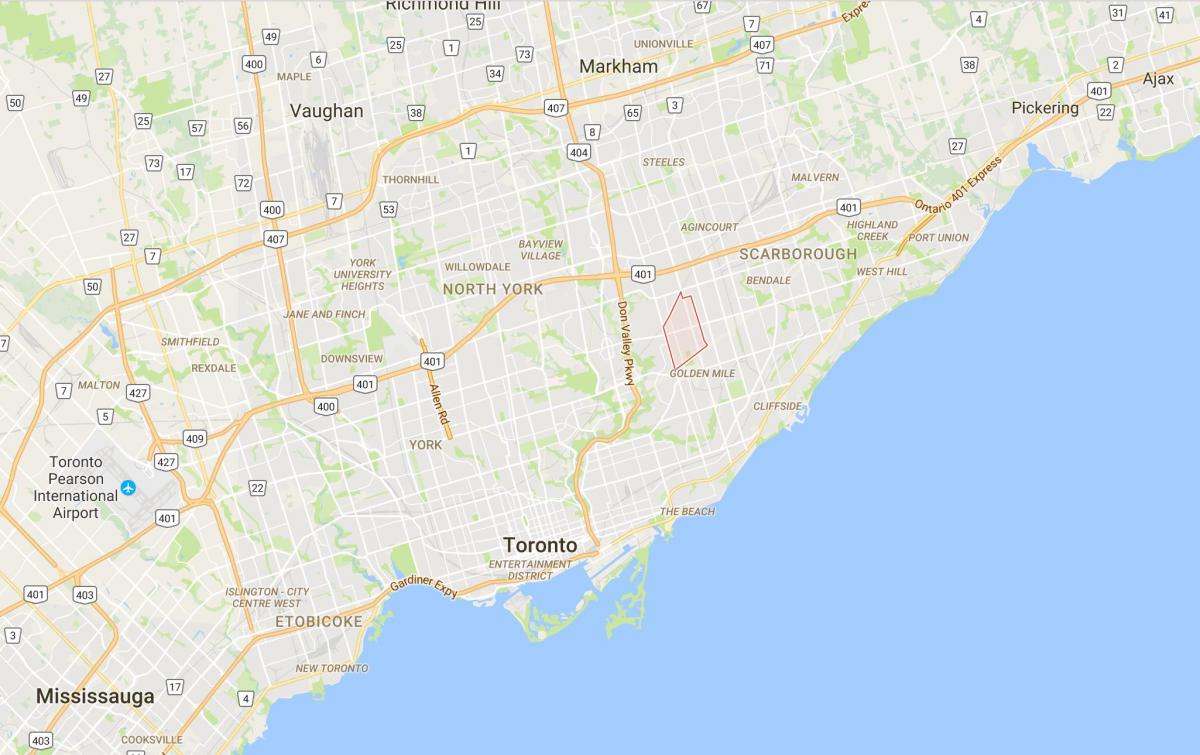 Térkép Wexford kerületi Toronto