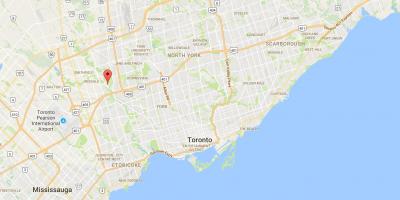 Térkép A Elms kerületi Toronto