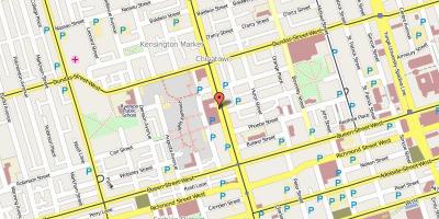 Térkép Chinatown-Toronto