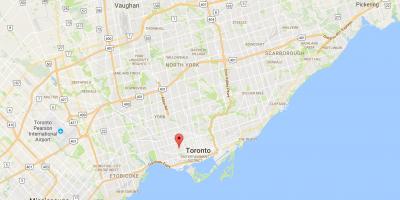 Térkép Little Italy negyed Toronto