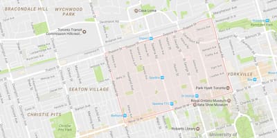 Térkép Melléklet A környéken, Toronto