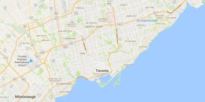 Térkép A Mogyoró kerületi Toronto