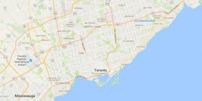 Térkép A Mogyoró kerületi Toronto