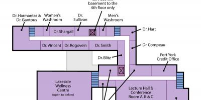 Térkép St. Joseph ' s Egészségügyi központ Toronto Sunnyside 2. szint