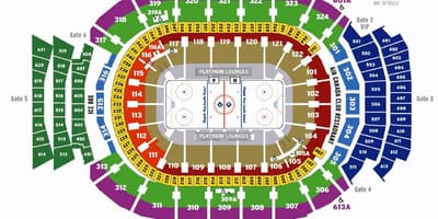 Térkép Air Canada Centre suites - ACC