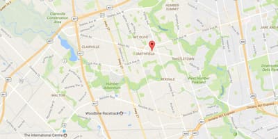 Térkép Albion road Toronto