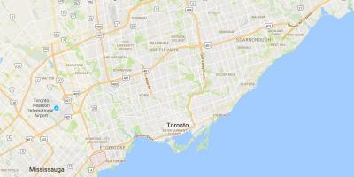 Térkép Alderwood Parkviewdistrict Toronto