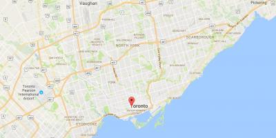 Térkép Alexandra park Toronto kerület