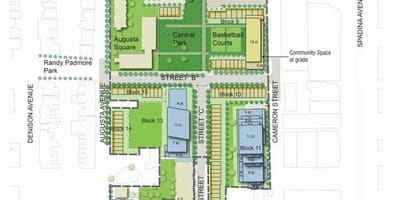 Térkép Alexandra park revitalizációja Toronto