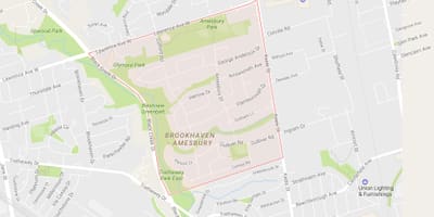 Térkép Amesbury környéken Toronto
