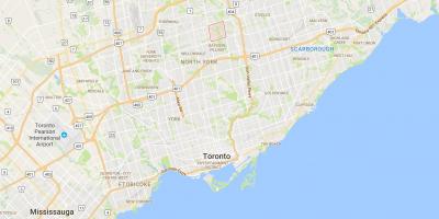 Térkép Bayview Erdőben – Steele kerületi Toronto