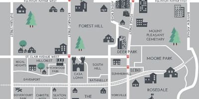 Térkép Belvárosi Toronto