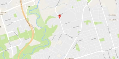 Térkép Bermondsey környéken Toronto