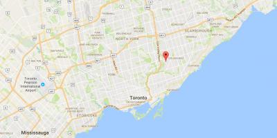Térkép Bermondsey kerületi Toronto