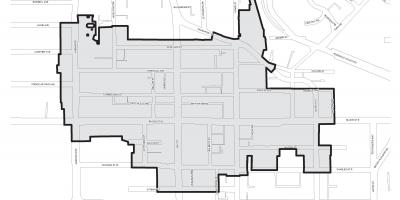 Térkép Bloor Yorkville-Toronto boudary
