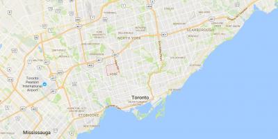 Térkép Briar Hill–Belgravia kerületi Toronto