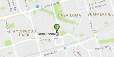 Térkép Casa Loma Toronto