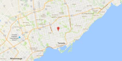 Térkép Chaplin Birtokok kerületi Toronto