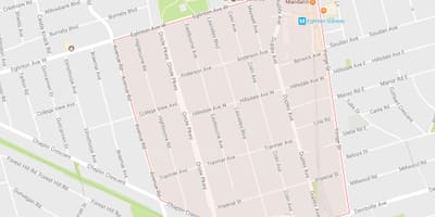 Térkép Chaplin Birtokok szomszédságában Toronto