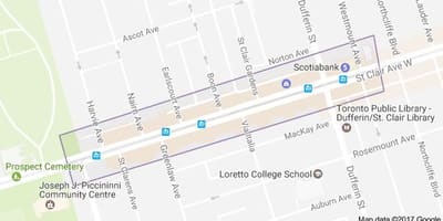 Térkép Corso Italia Toronto