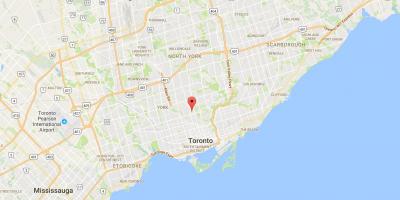 Térkép Deer Park Toronto kerület