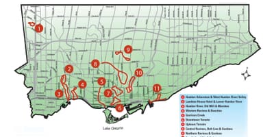 Térkép felfedezés járni, Toronto
